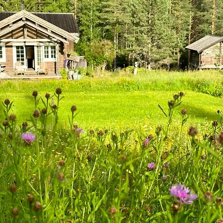 Old Farmstead With Log By River At Lonin Ferienhaus Holvik (Tinn)
