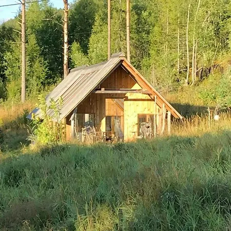 Old Farmstead With Log By River At Lonin Ferienhaus *